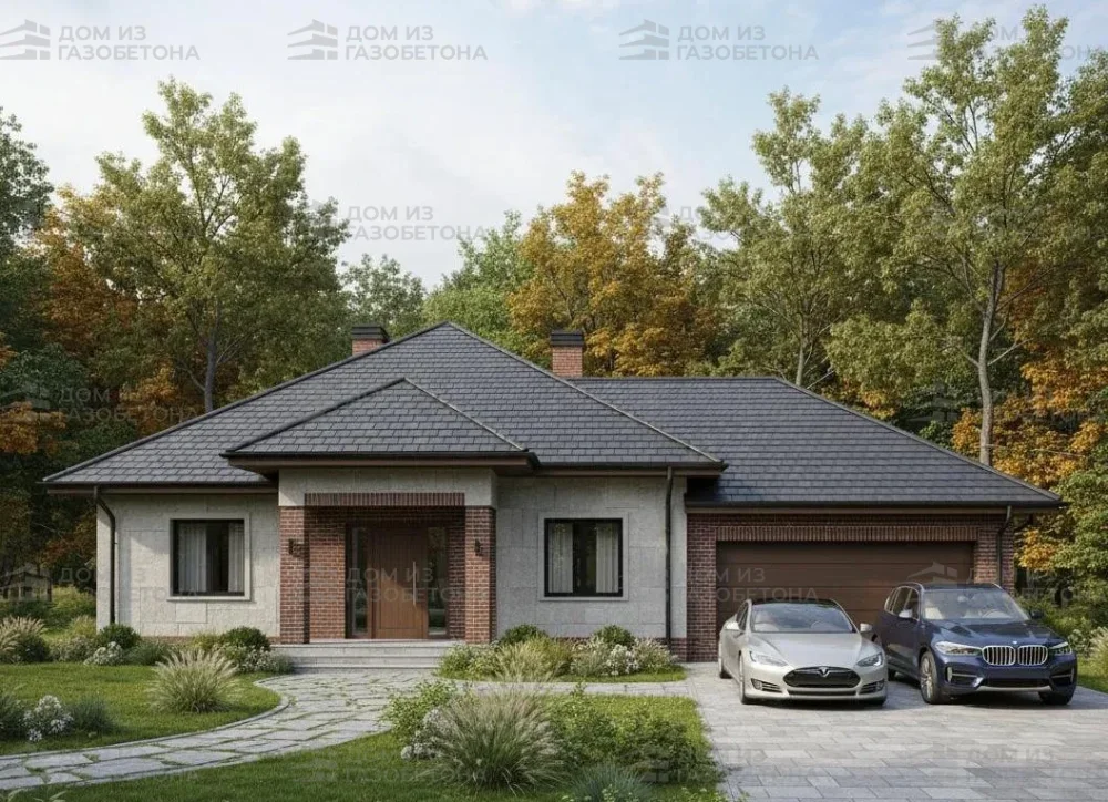 Проект Двухэтажный дом 16 на 10, 201 м2