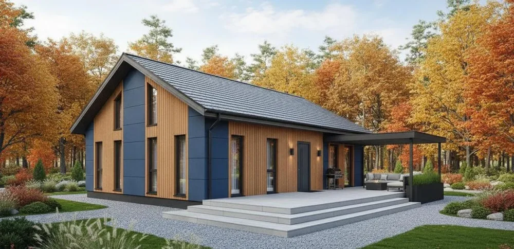 Проект Одноэтажный дом 17 на 18, 212 м2