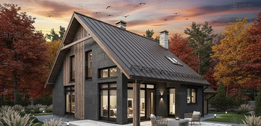 Проект Двухэтажный дом 13 на 12, 154 м2